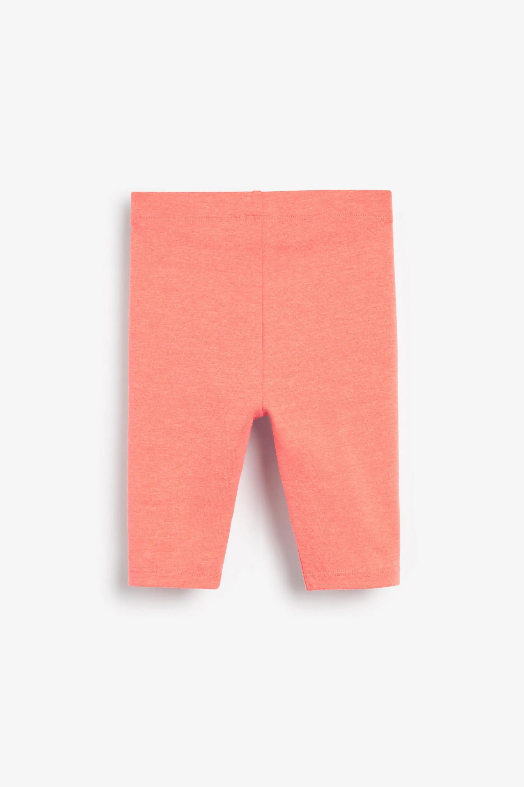 Next Fluro Coral Cropped Baby Girls Leggings