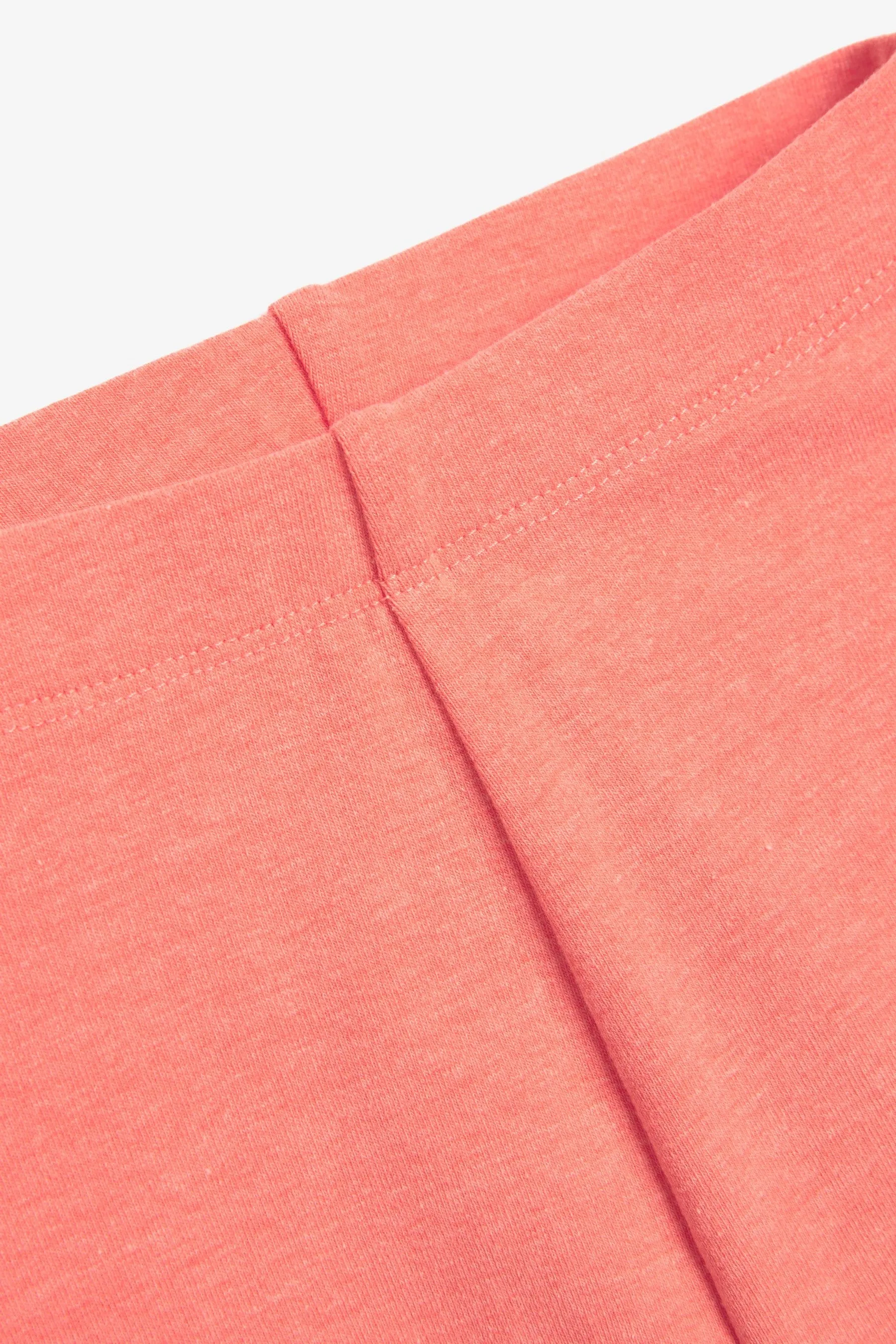 Next Fluro Coral Cropped Baby Girls Leggings