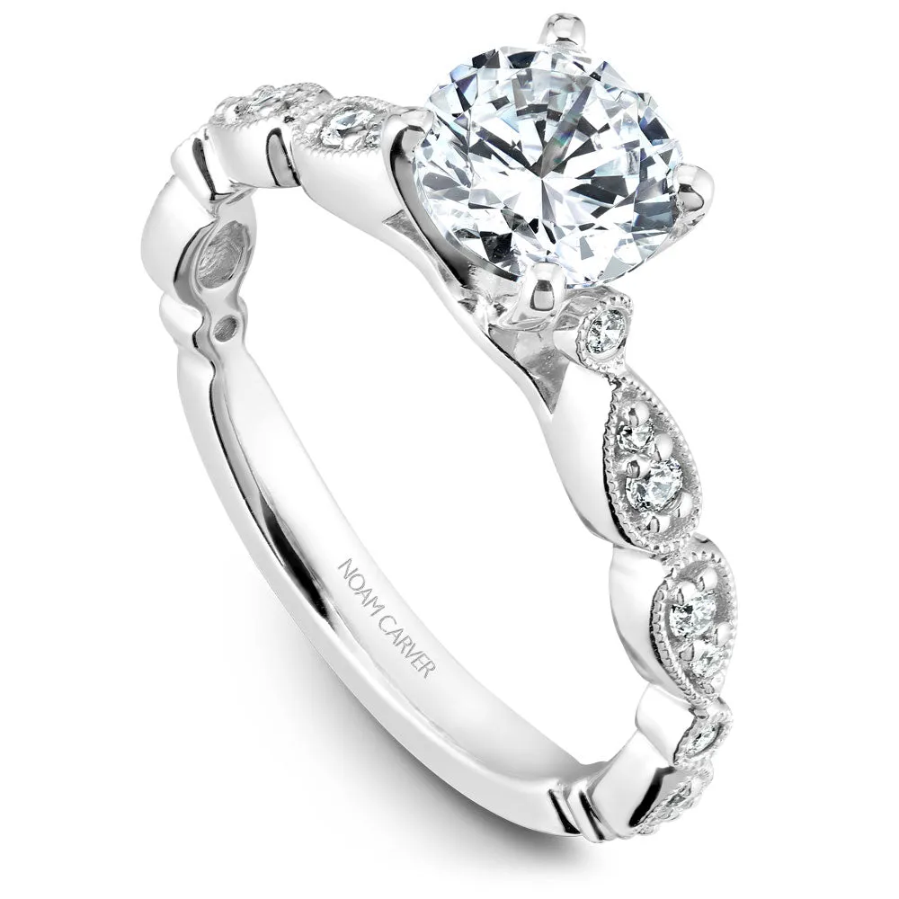 Noam Carver Engagement Ring - B204-01WM-100A