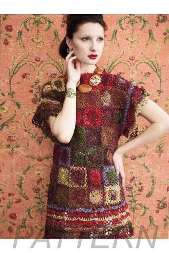 Noro 23 Butterfly Sleeve Dress PATTERN ONLY