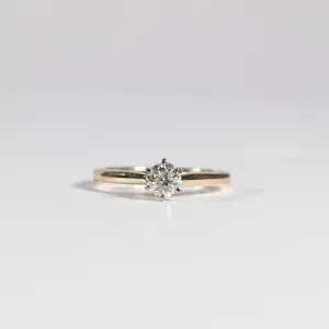Old European Cut Diamond Solitare