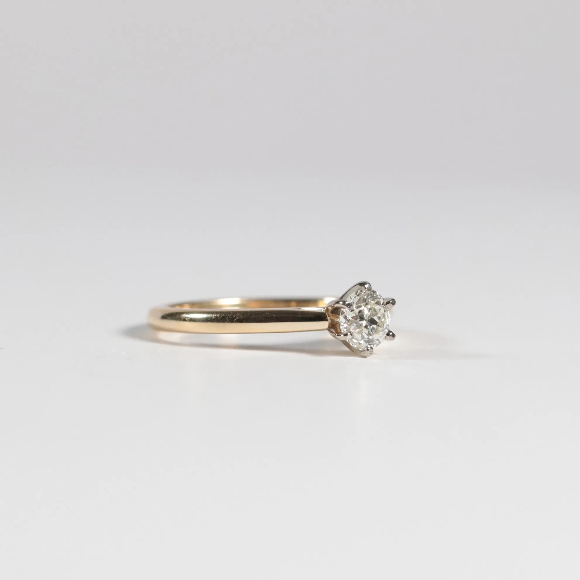 Old European Cut Diamond Solitare