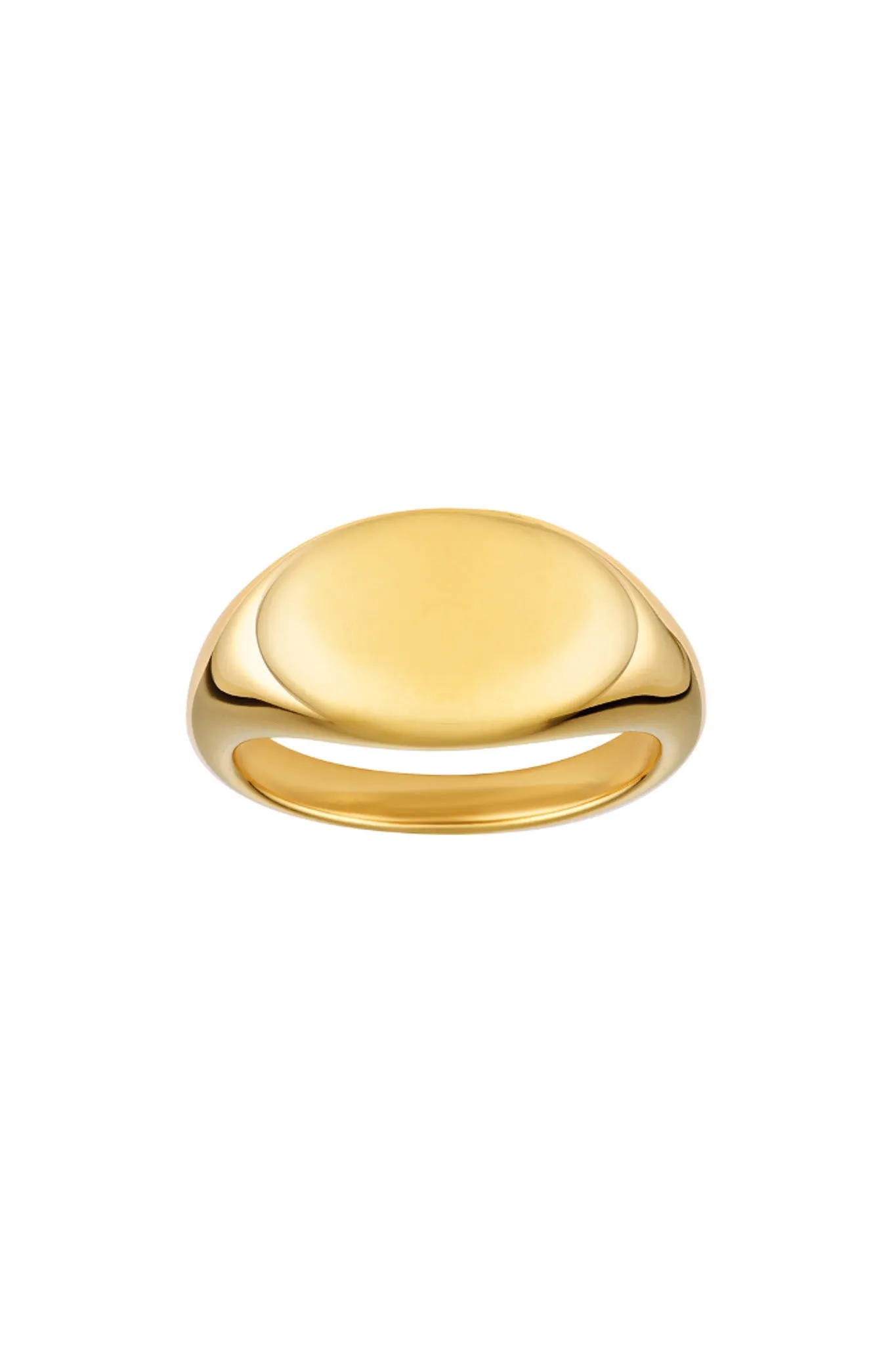 Oval Signet Pinky Ring