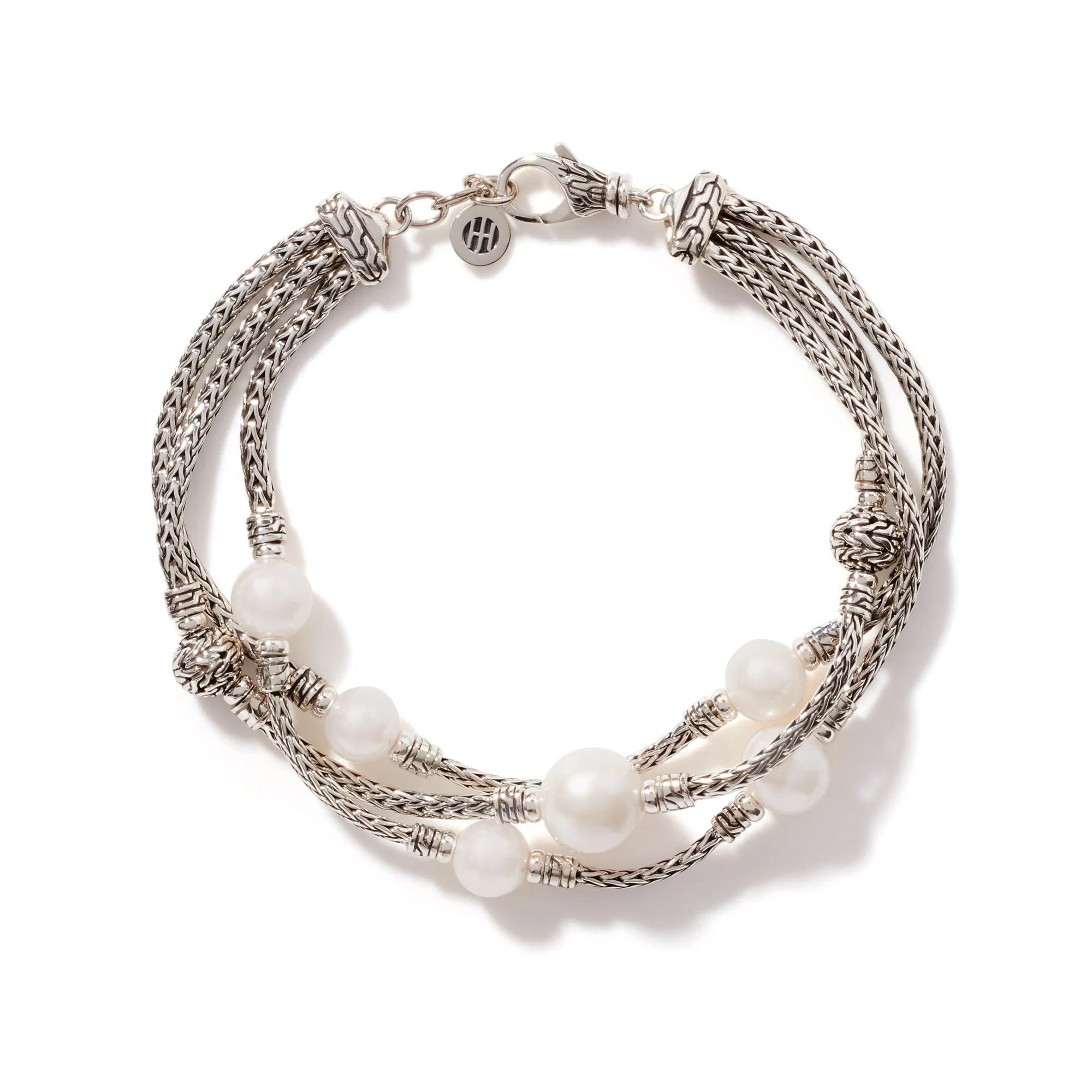 Pearl Triple Row Bracelet
