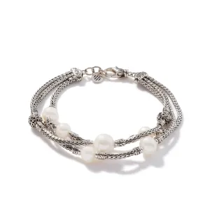Pearl Triple Row Bracelet