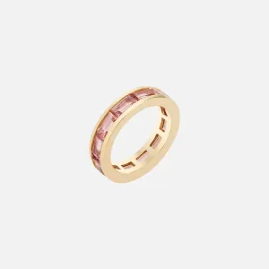 Pink Tourmaline Eternity Band