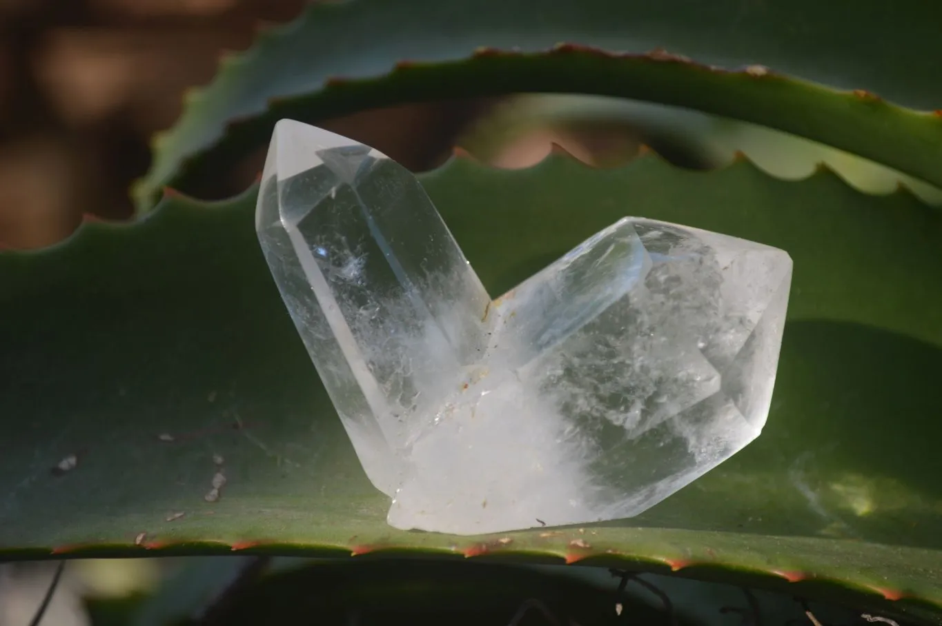 Polished Clear & Pale Citrine / Rainbow Veil Quartz Points x 14 From Madagascar