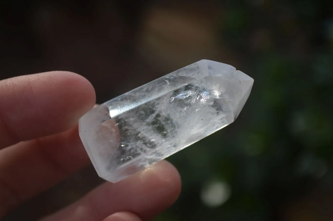 Polished Clear & Pale Citrine / Rainbow Veil Quartz Points x 14 From Madagascar