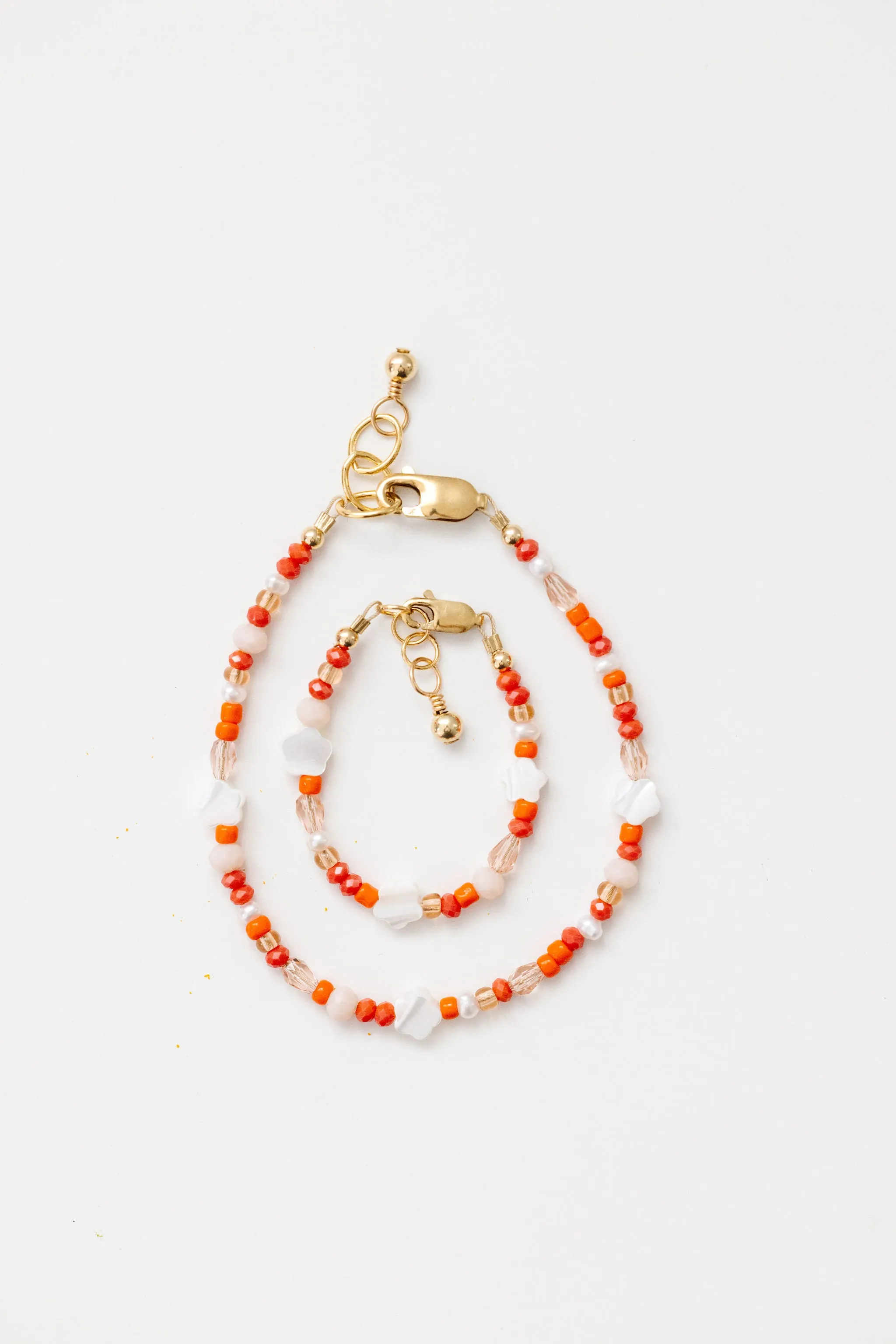 Poppy Adult Bracelet (2MM   4MM Beads)