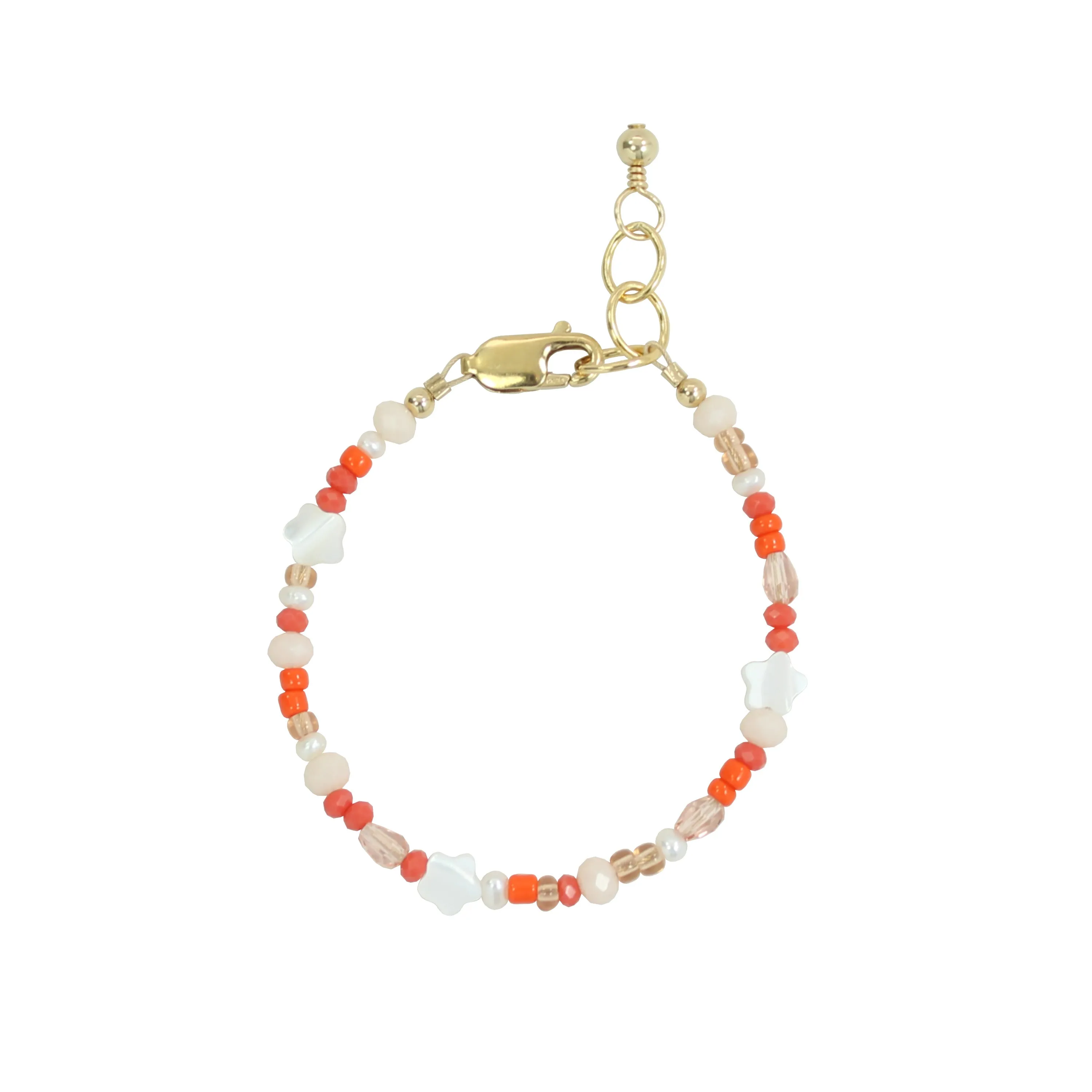 Poppy Adult Bracelet (2MM   4MM Beads)