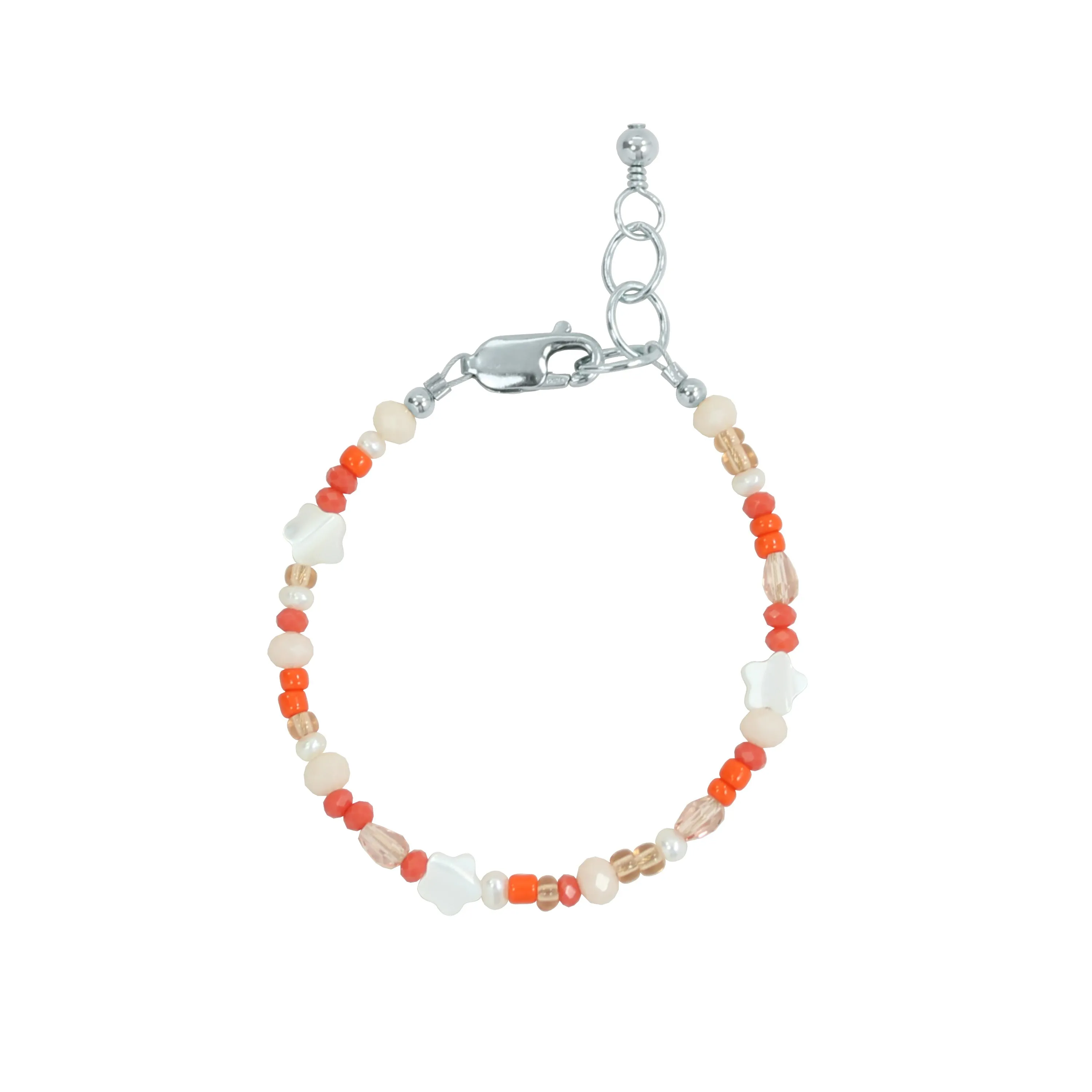 Poppy Adult Bracelet (2MM   4MM Beads)