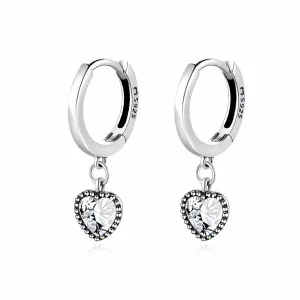 "Crystal Heart" Earrings