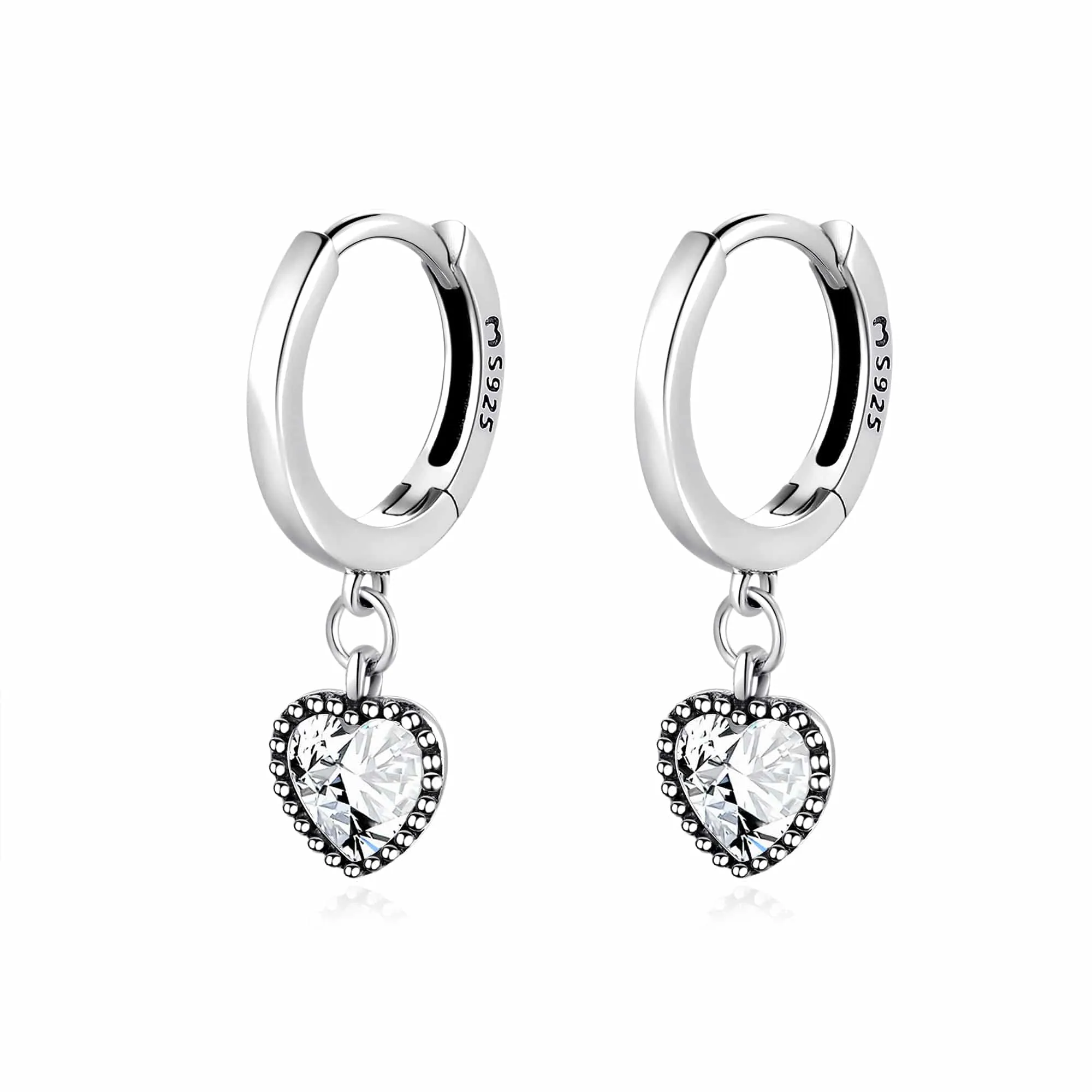 "Crystal Heart" Earrings