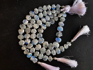 Rainbow Moonstone Fancy Crown Cut Beads