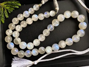 Rainbow Moonstone Gemstone Ball Shape Beads
