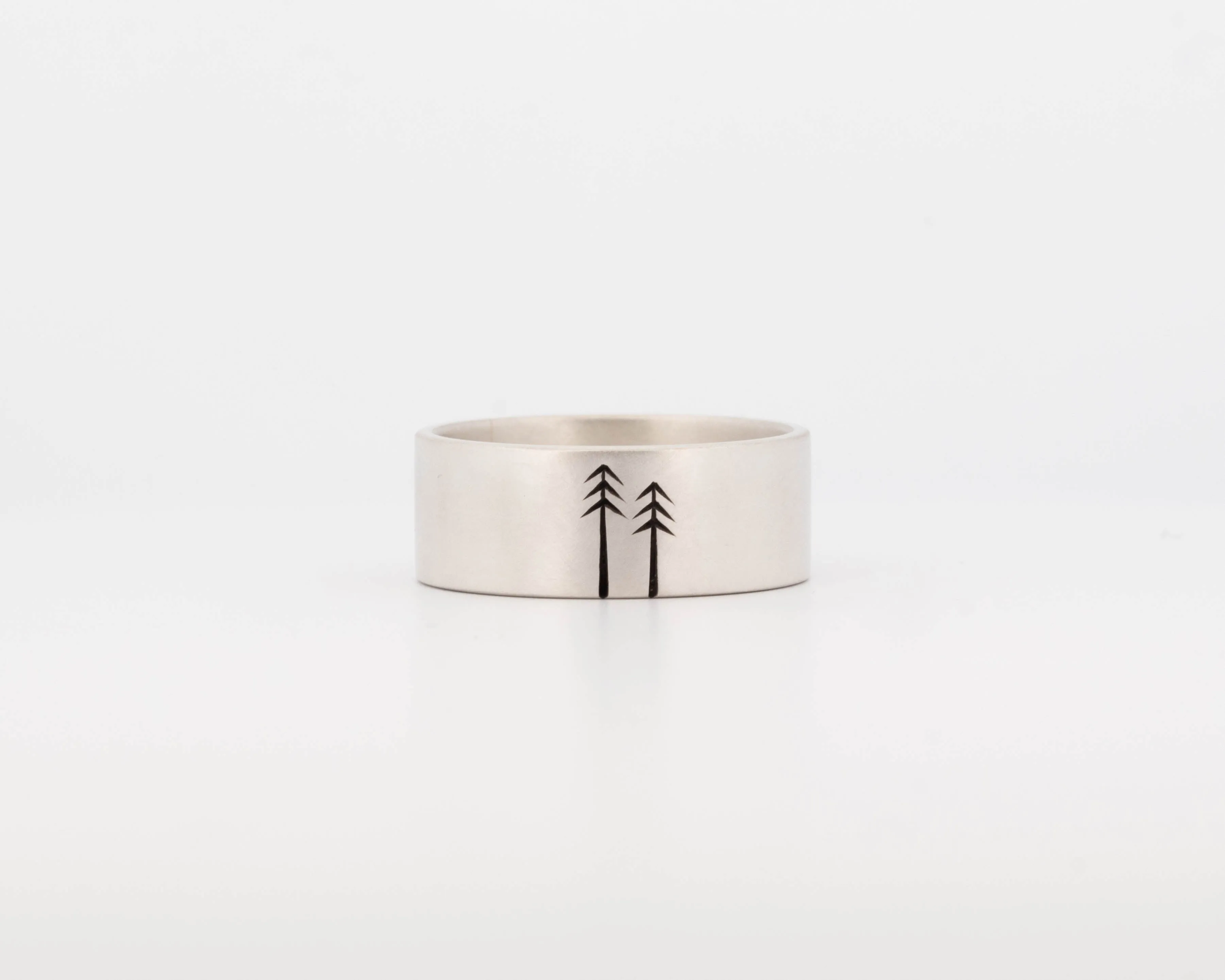 READY TO SHIP #174 - Woodland Ring - Wide - Size 7