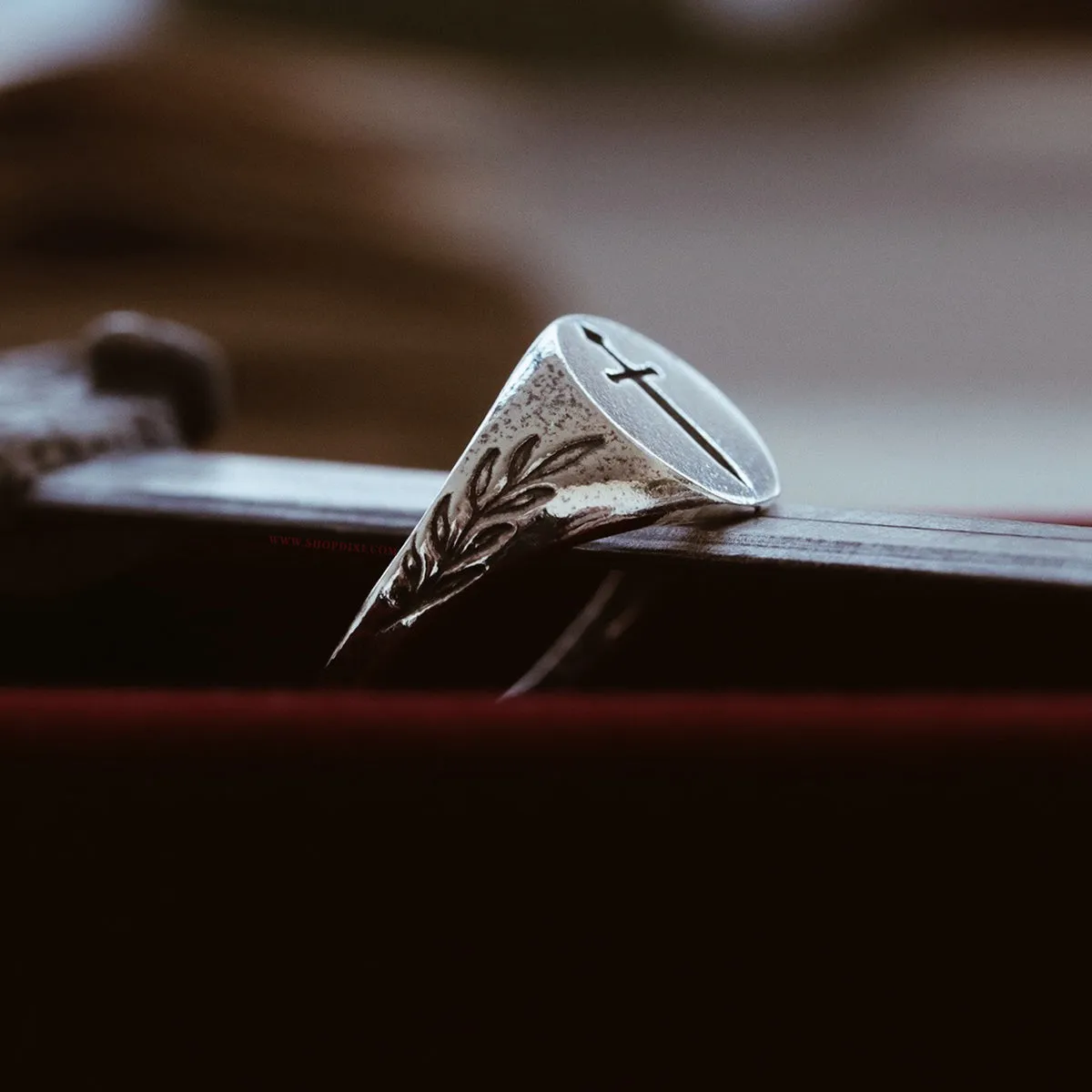 RESTOCK DUE SOON - Tudor Sword Signet Ring
