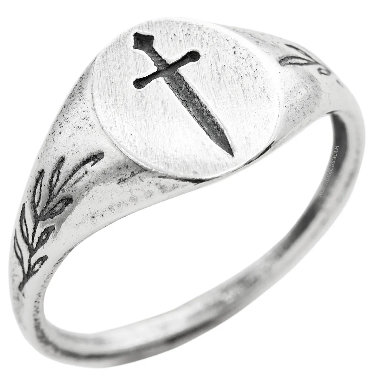 RESTOCK DUE SOON - Tudor Sword Signet Ring
