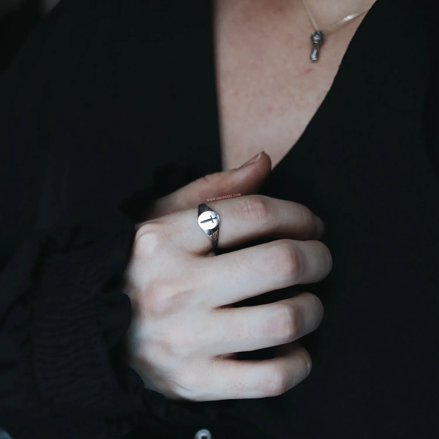 RESTOCK DUE SOON - Tudor Sword Signet Ring