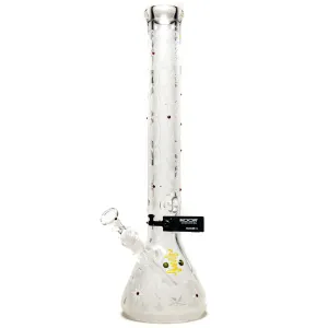 ROOR.US - 18" Custom Sandblasted Beaker - 50x9 - Swarovski - Tattoo