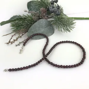 Ruby Wine Necklace - VNKL224