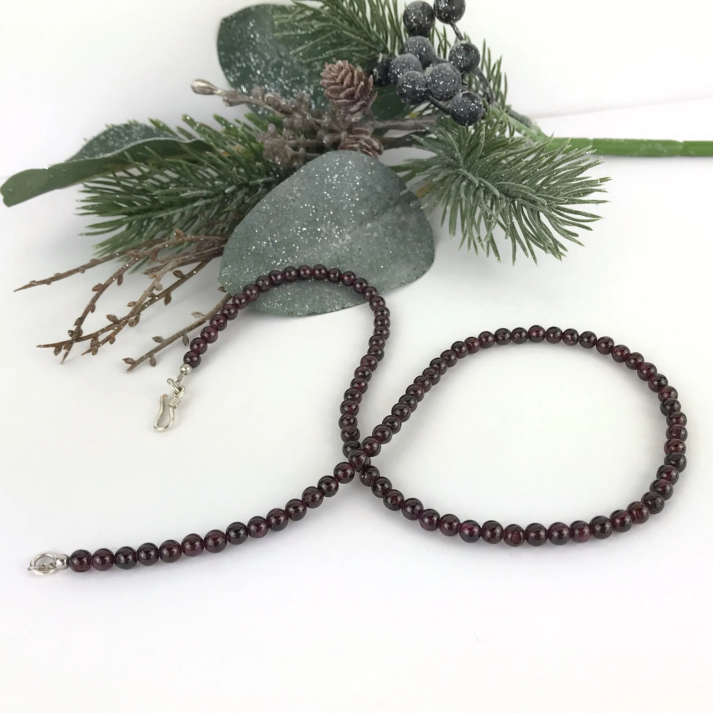 Ruby Wine Necklace - VNKL224