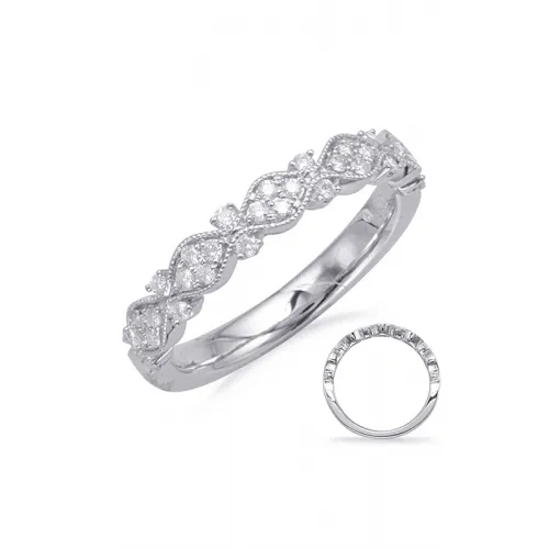 S Kashi & Sons Stackables Wedding Band EN8108-BWG