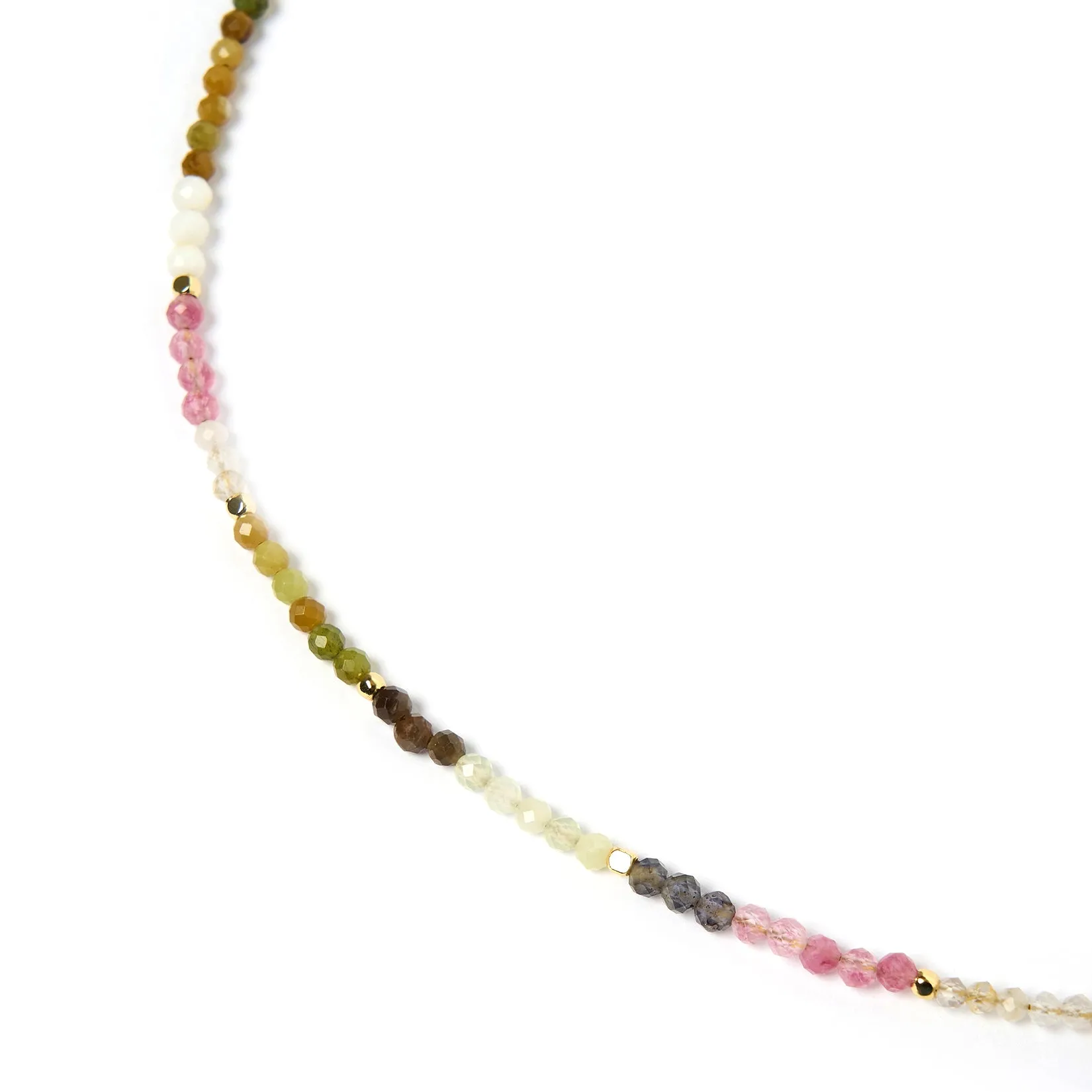 Saffron Gemstone Necklace