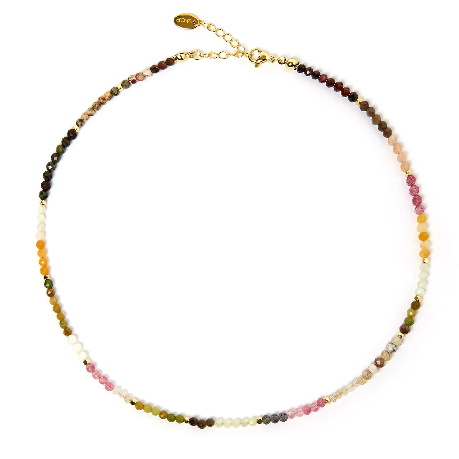 Saffron Gemstone Necklace