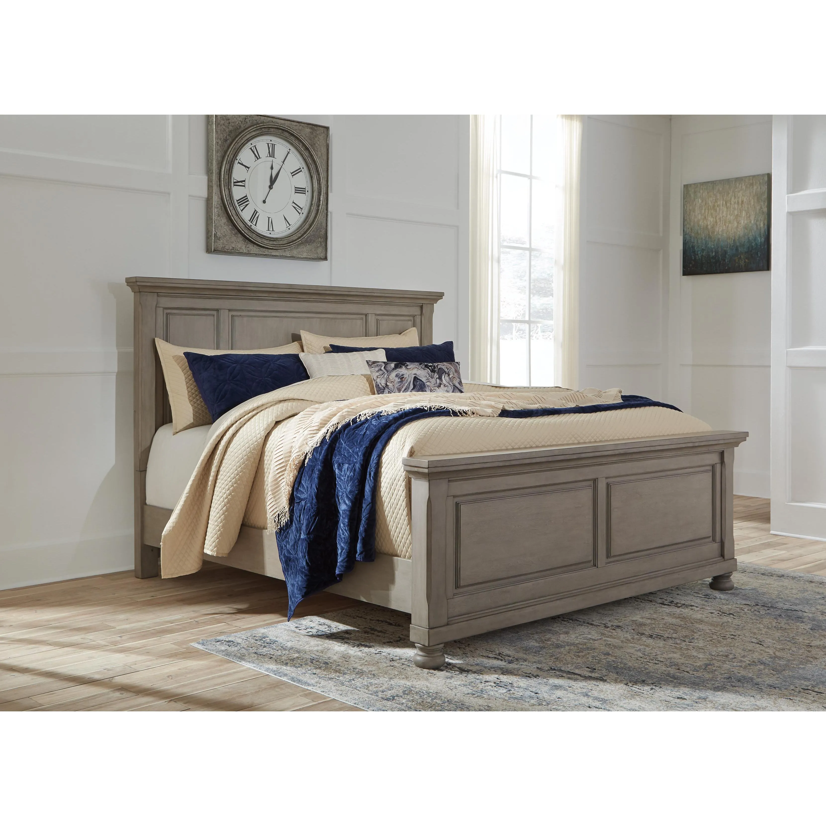 Signature Design by Ashley Lettner B733B40 6 pc King Panel Bedroom Set