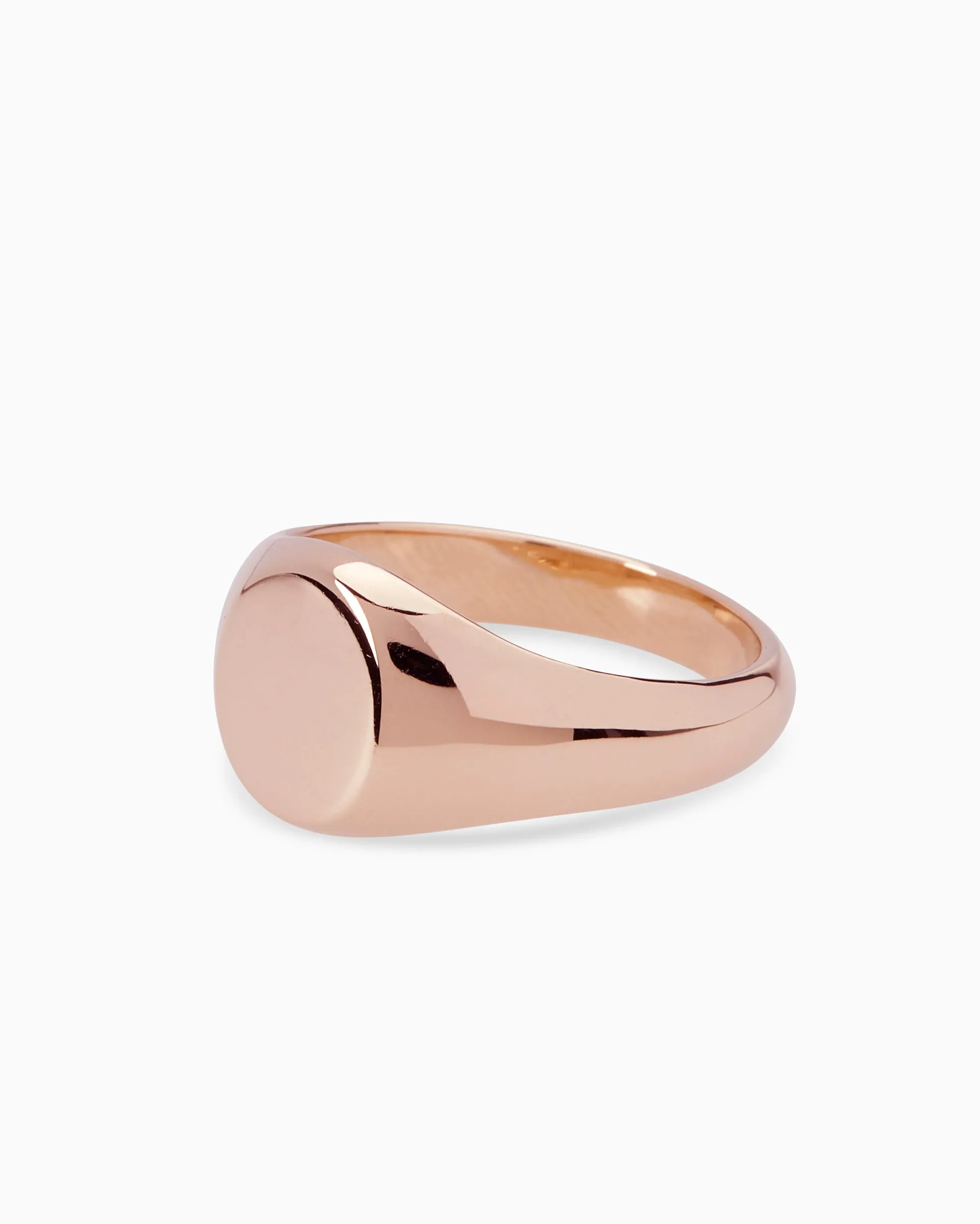 Signature Petite Signet Ring | Rose Gold