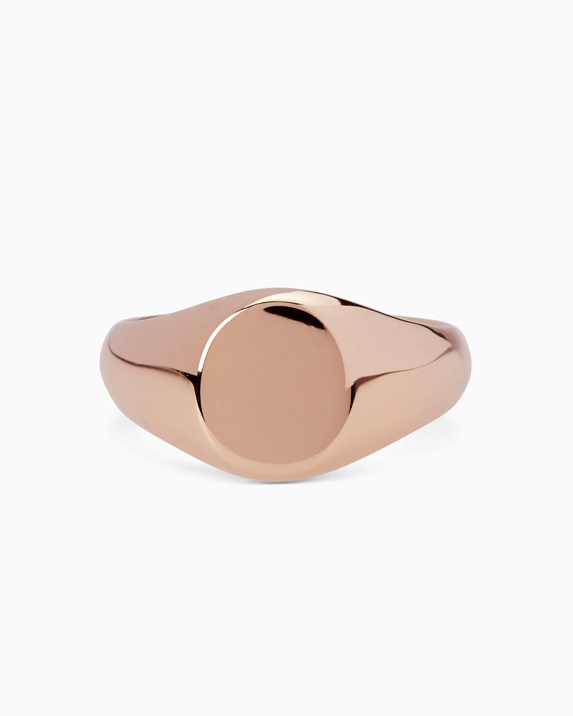 Signature Petite Signet Ring | Rose Gold