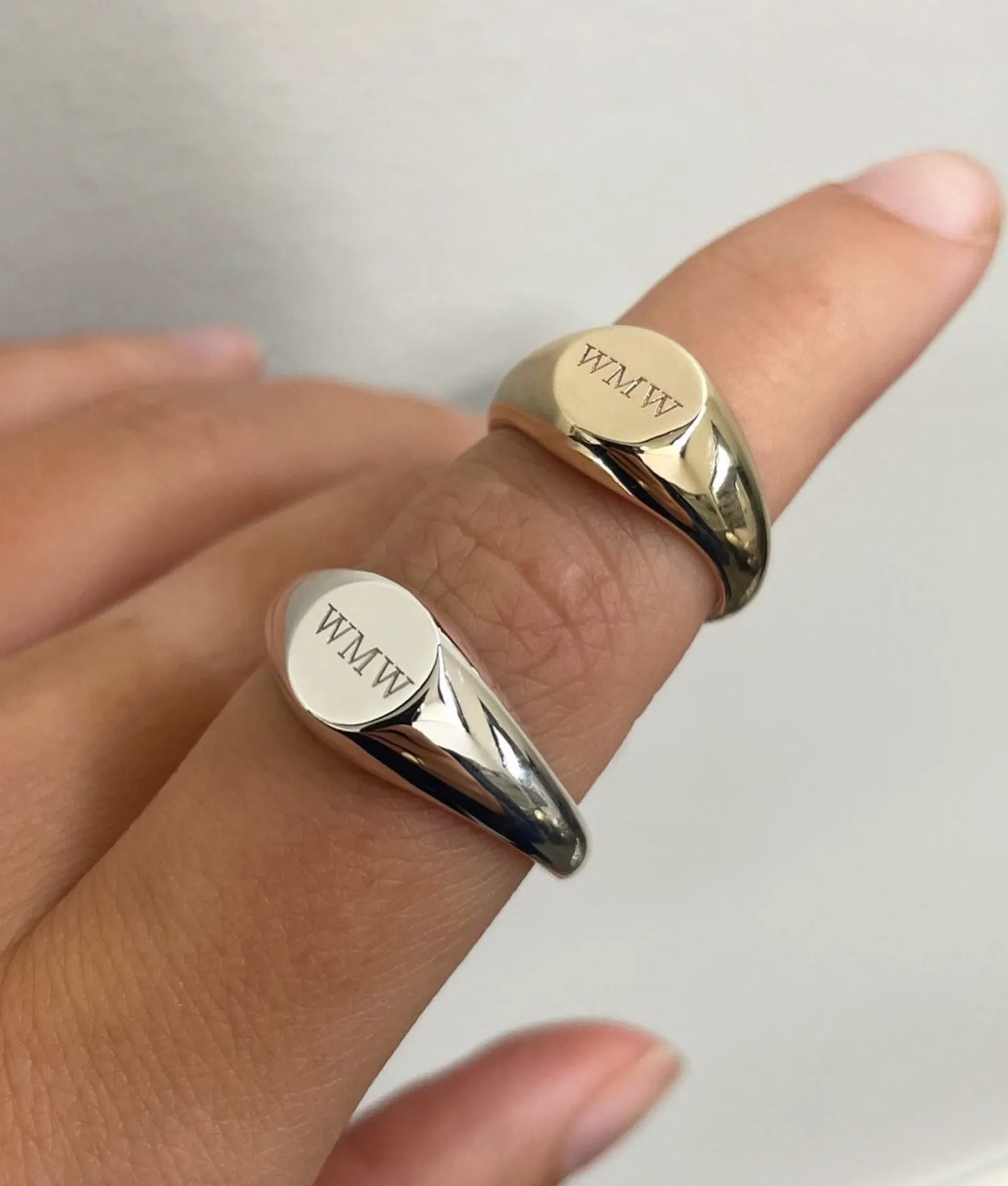 Signature Petite Signet Ring | Rose Gold