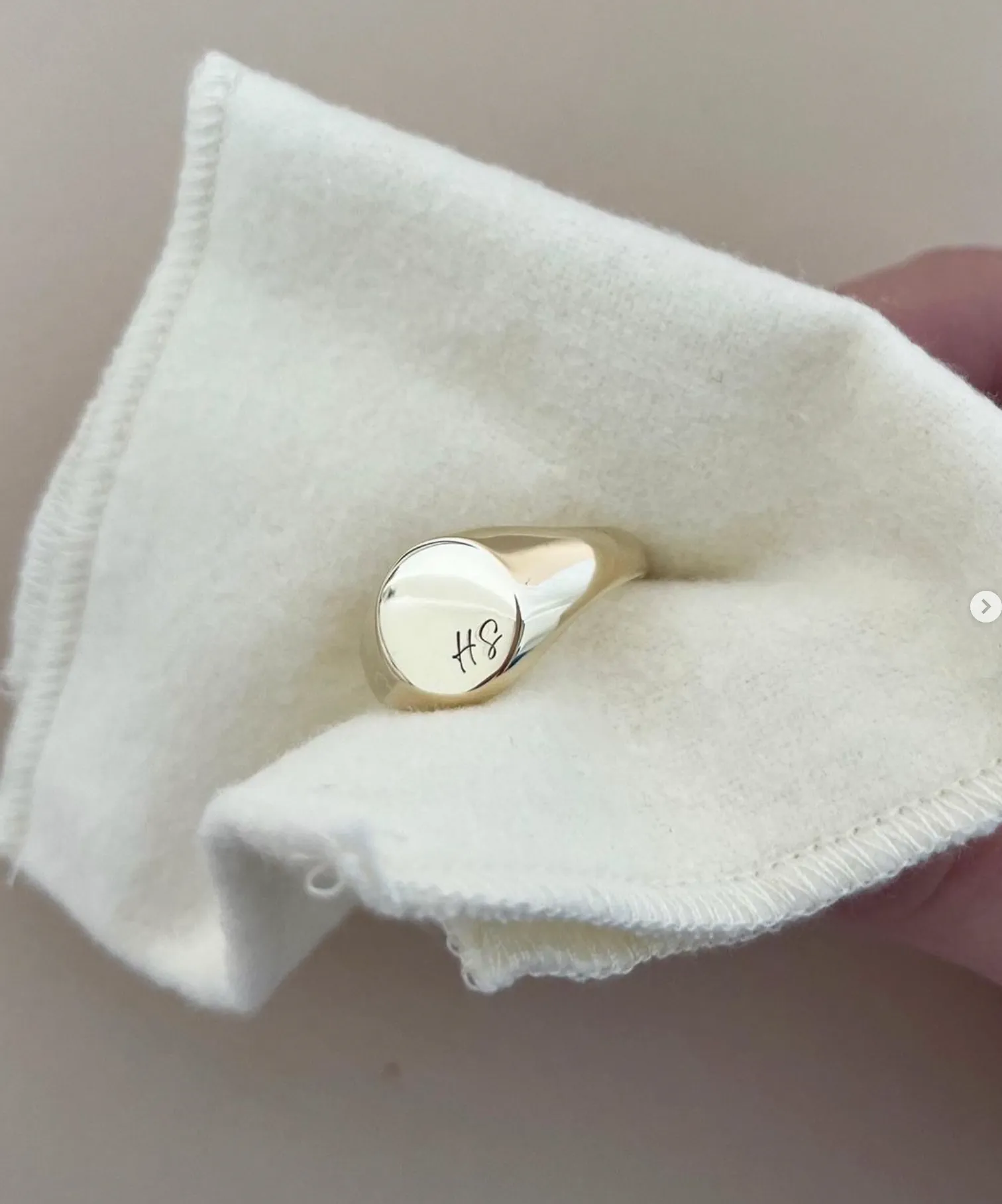 Signature Signet Ring | Yellow Gold