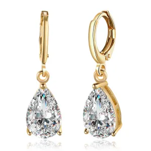 SKMEI LKN045 Rhinestone Teardrop Earrings Drops for Women