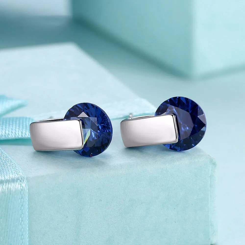 SKMEI LKN050 Blue Earrings Studs for Women
