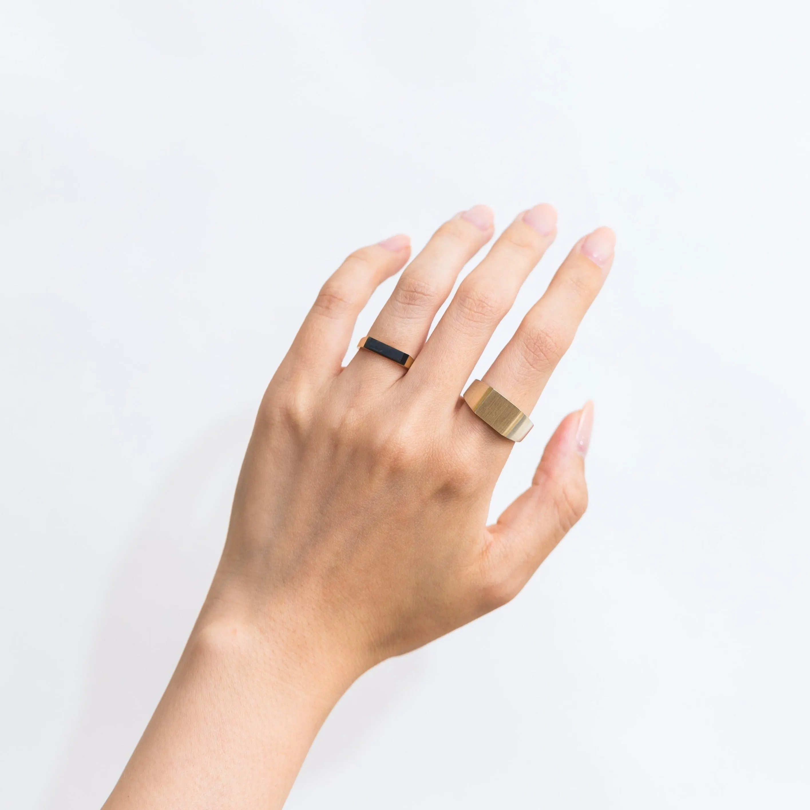 Tiger's eye signet ring