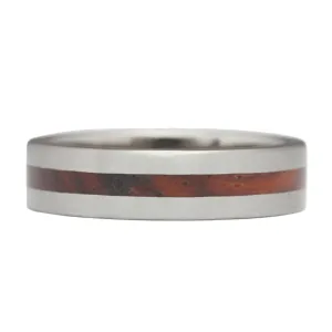 Titanium & Plum Ring
