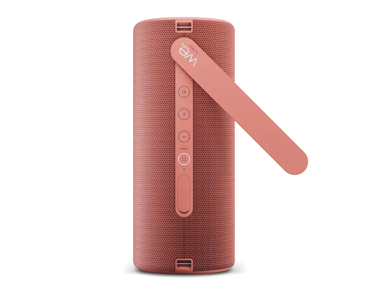 We. By Loewe HEAR 2 coral red Bluetooth speaker