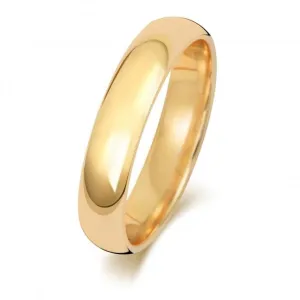 Wedding Band 18K Trad Court 4mm-1.2 Wedding  Ring WQ164L
