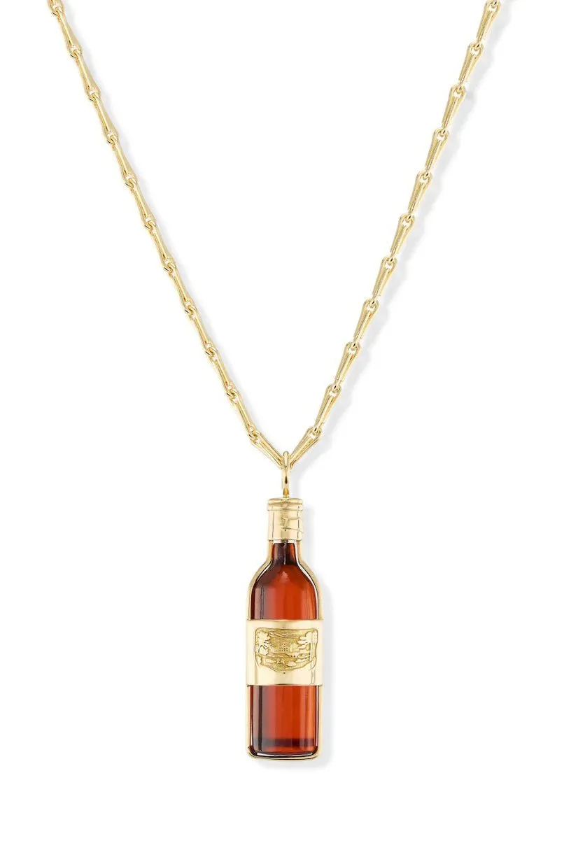 Wine Bottle Pendant Necklace