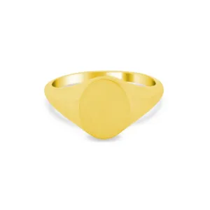 Women's Oval Signet Ring - Extra Small