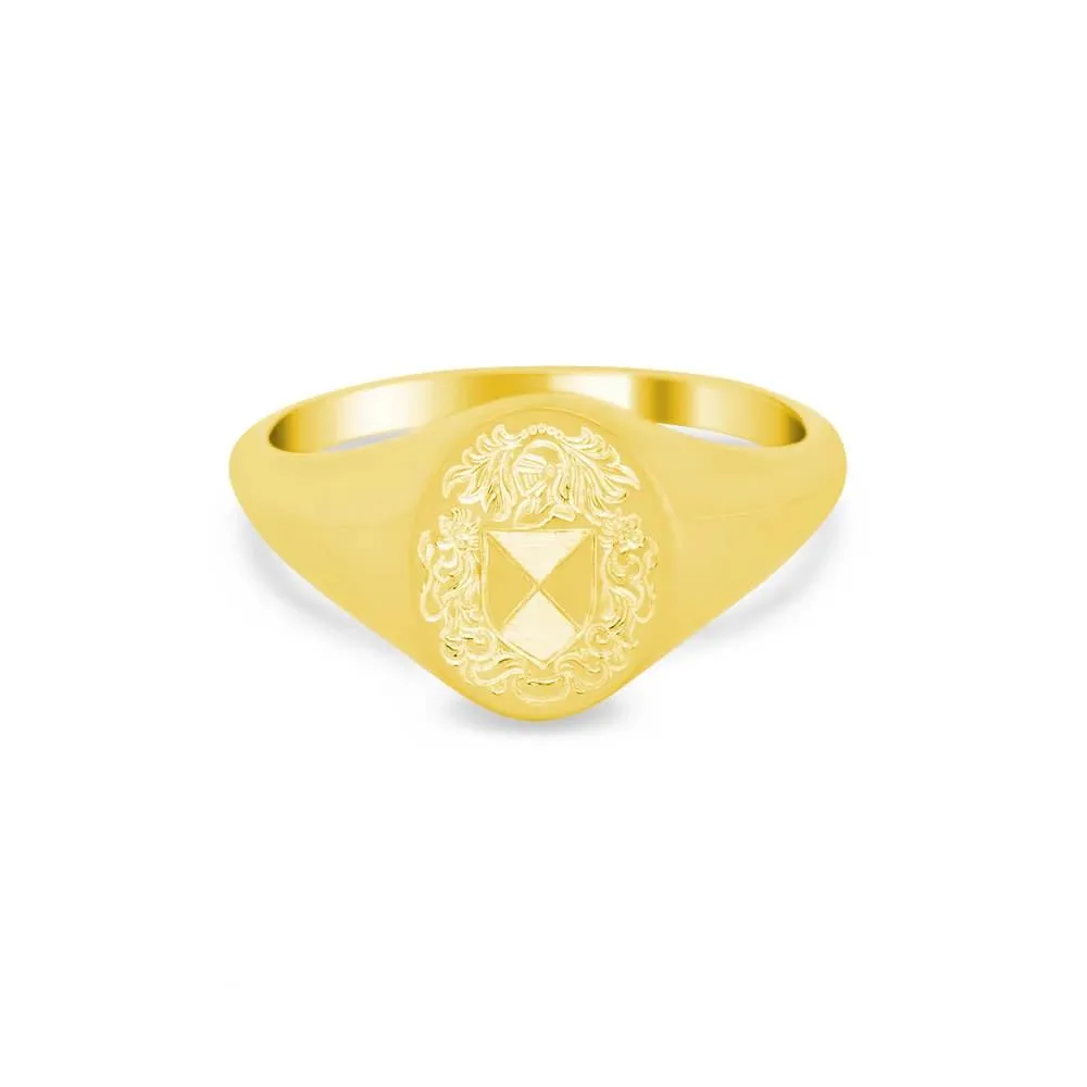 Women's Oval Signet Ring - Extra Small