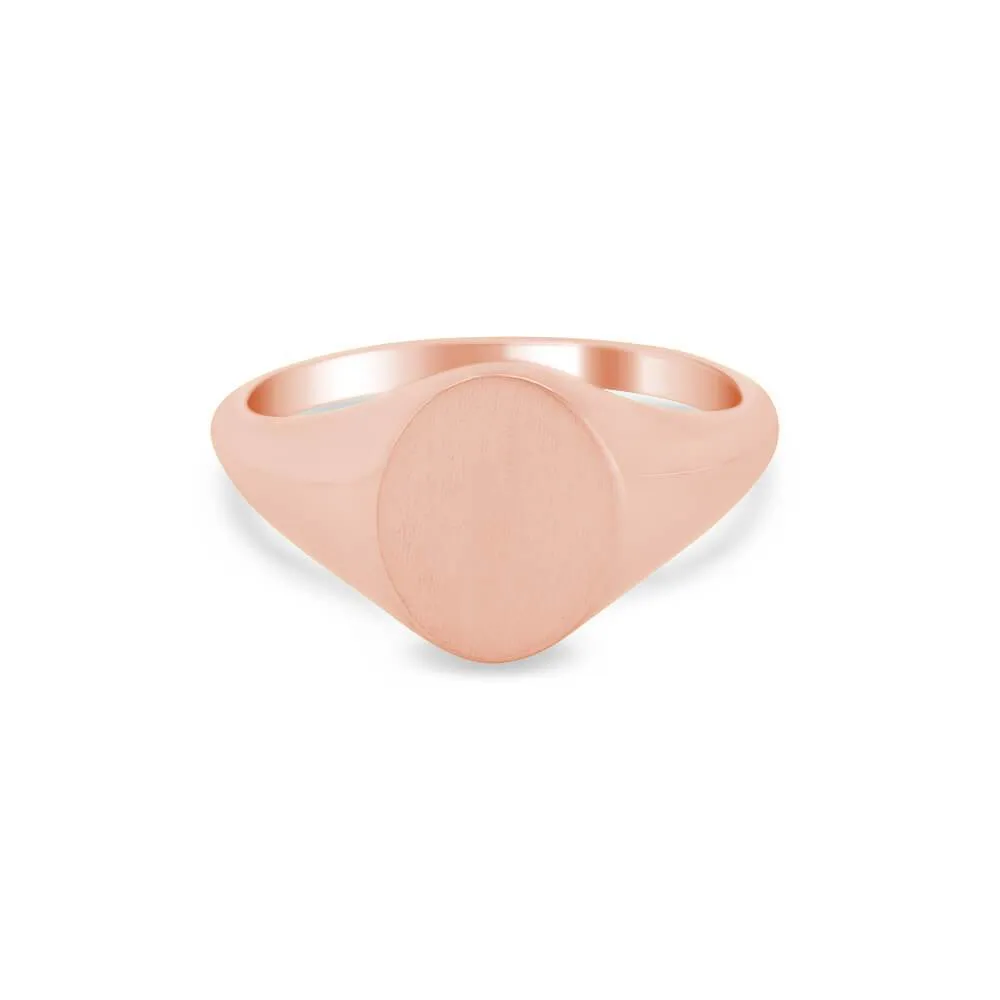 Women's Oval Signet Ring - Extra Small
